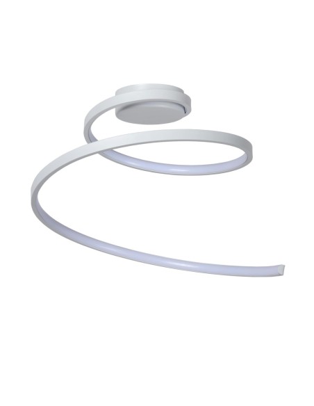 Plafonnier Diam. 46 cm LED 3 StepDim 1x24W 3000K Blanc- Lucide - Maxence