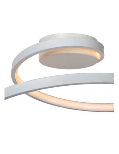 Plafonnier Diam. 46 cm LED 3 StepDim 1x24W 3000K Blanc- Lucide - Maxence
