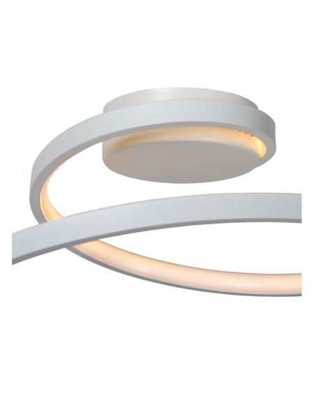 Plafonnier Diam. 46 cm LED 3 StepDim 1x24W 3000K Blanc- Lucide - Maxence