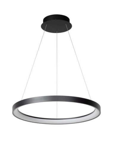 Suspension Diam. 58 cm LED Dim. 1x48W 2700K Noir - Lucide - Vidal