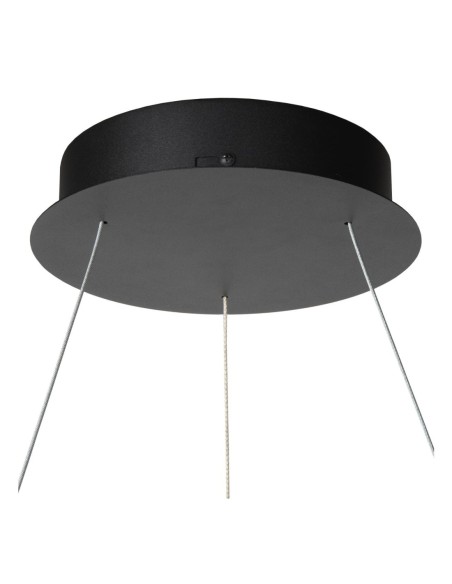 Lucide VIDAL Suspension Diam. 58 cm LED Dim. 1x48W 2700K Noir | Deko Light