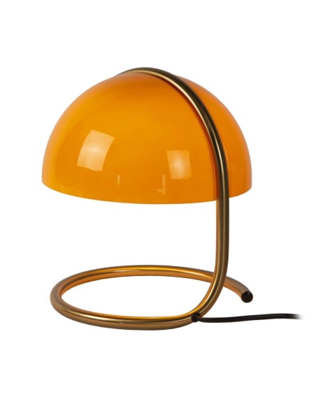 Lampe de table Diam. 23,5 cm 1xE27 40W Orange - Lucide - Cato
