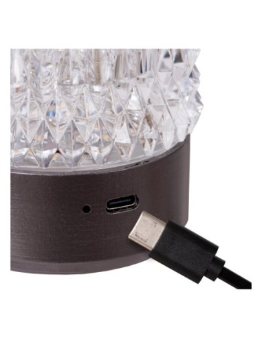 Lucide - Lily - Lampes de table autonomes  anthracite rechargeables USB