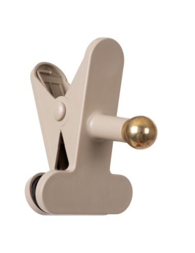 Accessoire Jolan de Lucide - Lampe Led polyvalente magnétique rechargeable taupe - pince