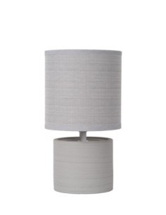 Lampe de table Diam. 14 cm 1xE14 40 W IP20  Gris - Lucide - Greasby 2