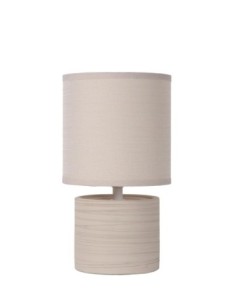 Lampe de table Diam. 14 cm 1xE14 40 W IP20 Crème - Lucide - Greasby 2