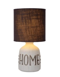 Lampe de table Diam. 16,5 cm 1xE14 40W IP20 Blanc - Lucide - Cosby