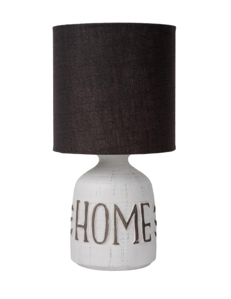 Lampe de table Diam. 16,5 cm 1xE14 40W IP20 Blanc - Lucide - Cosby