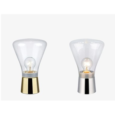 Lampe de table design scandinave verre et métal - Markslöjd - Jack Leluminaireled.com