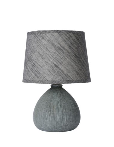 Lucide - Ramzi - Lampe de table Diam. 18 cm 1xE14  gris