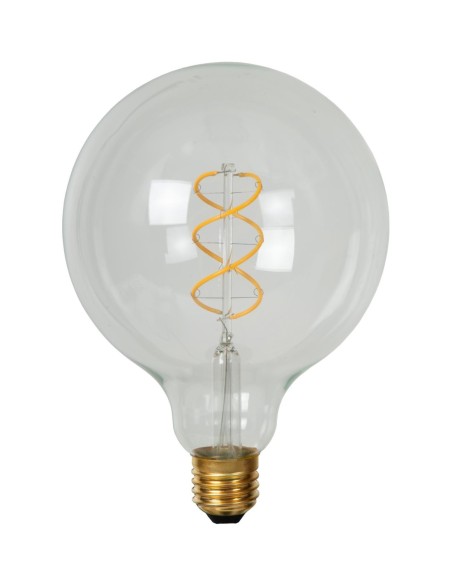 Ampoule filament Diam. 12,5 cm LED Dim. E27 1x4,9W 2700K Transparent -Lucide- G125