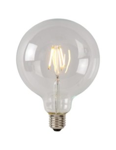 Ampoule filament Diam. 9,5 cm LED Dim. E27 1x7W 2700K Transparent - Lucide - G95 Class B