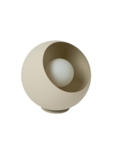 Lampe de table forme boule beige clair culot E27 - Lucide - Doredos 2