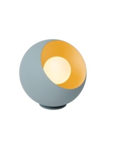 Lampe de table forme boule bleu pastel culot E27 - Lucide - Doredos