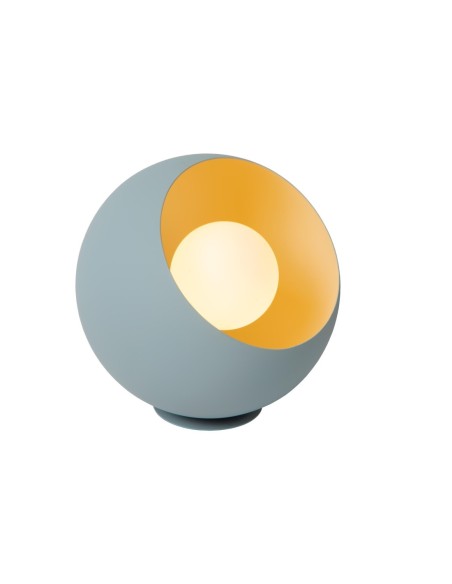 Lampe de table forme boule bleu pastel culot E27 - Lucide - Doredos