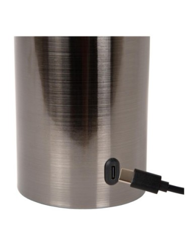 Lampe de table Diam. 8 cm LED Dim. E27 1x1W 2700K Canon fusil mat- Lucide - Vivo