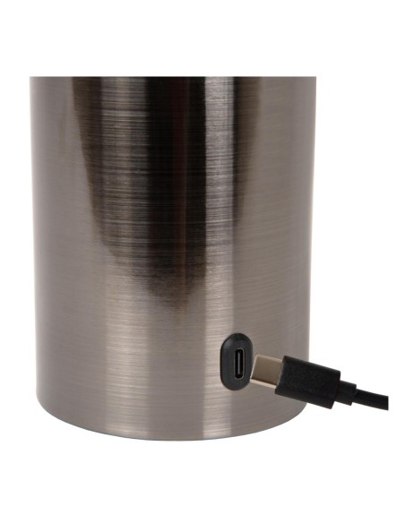 Lampe de table Diam. 8 cm LED Dim. E27 1x1W 2700K Canon fusil mat- Lucide - Vivo