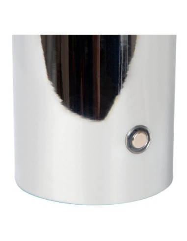 Lampe de table Diam. 8 cm LED Dim. E27 1x1W 2700K Chrome - Lucide - Vivo