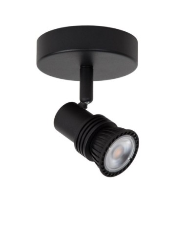 Lucide - Kianti - Plafonnier / Applique murale 1xGU10 40 W Dimmable Noir