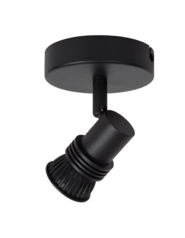 Kianti  de Lucide - Plafonnier / Applique murale 1xGU10 40 W Dimmable Noir
