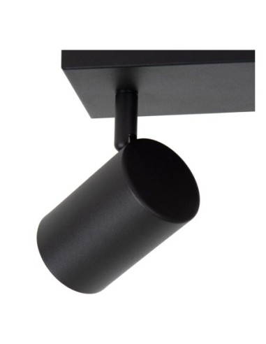 Plafonnier Led  3xGU10 40 W Dimmable Métal Noir - Lucide - Amigo