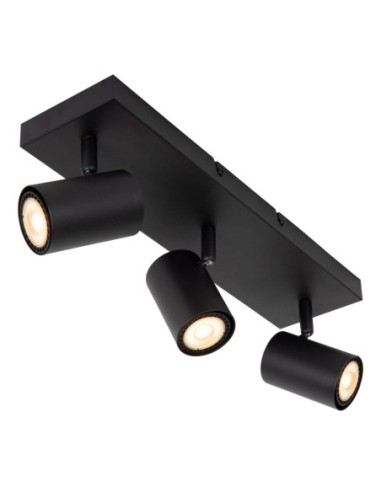 Plafonnier Led  3xGU10 40 W Dimmable Métal Noir - Lucide - Amigo