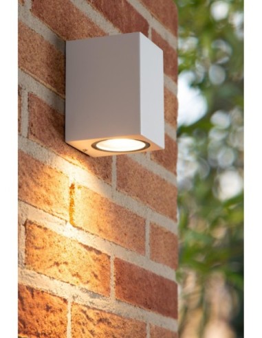 Lucide - Zaro - Applique murale cubique1xGU10 blanche