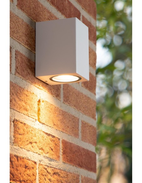 Lucide - Zaro - Applique murale cubique1xGU10 blanche