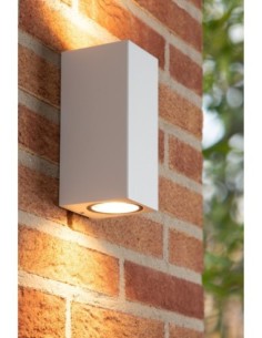 Applique murale rectangulaire 2xGU10 blanche - Lucide - Zaro 2