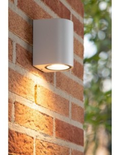 Applique murale cylindrique 1xGU10 blanche - Lucide - Zaro 2