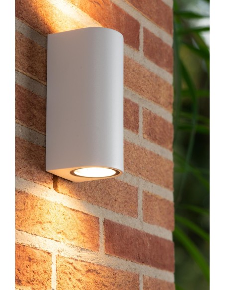 Lucide - Zaro - Applique murale cylindrique 2xGU10 blanche