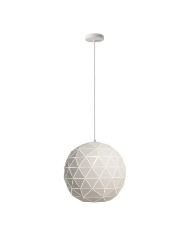 Suspension Led métal ronde blanche Asterope 500 - Deko Light Leluminaireled.com
