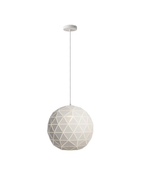 Suspension Led métal ronde blanche Asterope 500 - Deko Light Leluminaireled.com