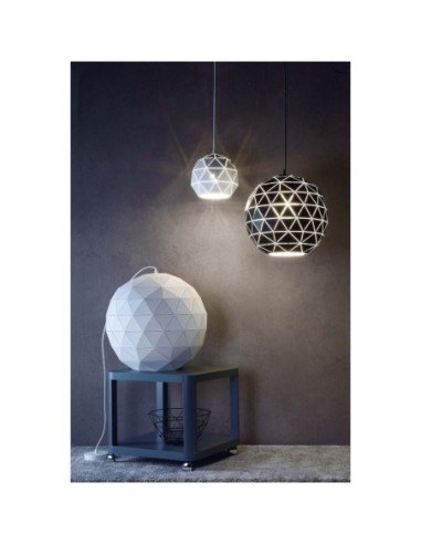 Suspension Led métal ronde blanche Asterope 500 - Deko Light Leluminaireled.com