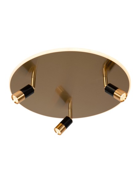 Plafonnier Diam. 48 cm LED CCT 2700K Or Mat / Laiton - Lucide - JUBEL