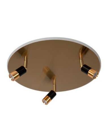 Plafonnier Diam. 48 cm LED CCT 2700K Or Mat / Laiton - Lucide - JUBEL