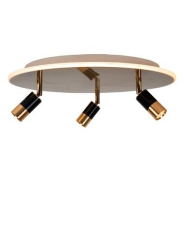 Plafonnier Diam. 48 cm LED CCT 2700K Or Mat / Laiton - Lucide - JUBEL