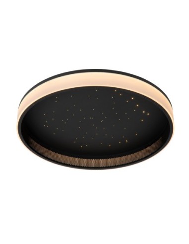 Plafonnier Led dimmable 3 steps 40 cm - CCT - noir - Lucide - Estreja