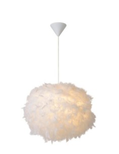 Lucide GOOSY SOFT Suspension Diam. 50 cm 1xE27 Blanc | Deko Light
