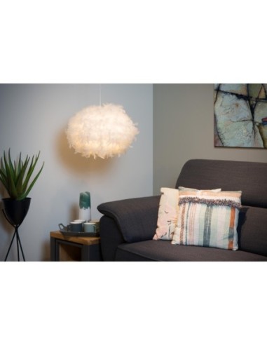 Lucide GOOSY SOFT Suspension Diam. 50 cm 1xE27 Blanc | Deko Light