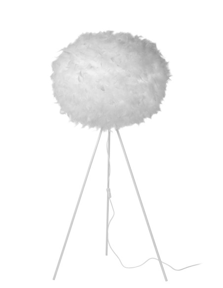 Lampadaire Diam. 50 cm 1xE27 Blanc Dimmable - Lucide - GOOSY SOFT