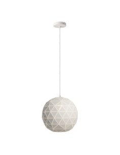 Suspension Led métal ronde blanche Asterope  400 - Deko Light Leluminaireled.com