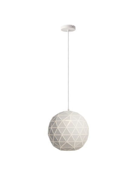 Suspension Led métal ronde blanche Asterope  400 - Deko Light Leluminaireled.com