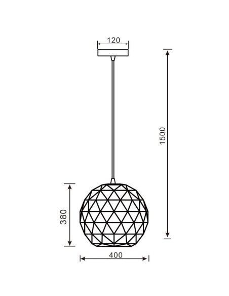 Suspension Led métal ronde blanche Asterope  400 - Deko Light Leluminaireled.com