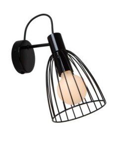 Applique murale 1xE27 40W Dimmable Métal Noir - Lucide - MACARONS