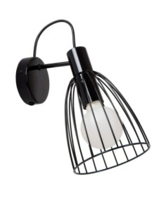 Applique murale 1xE27 40W Dimmable Métal Noir - Lucide - MACARONS 2
