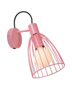 Applique murale 1xE27  40 W Métal Rose Dimmable - Lucide- MACARONS