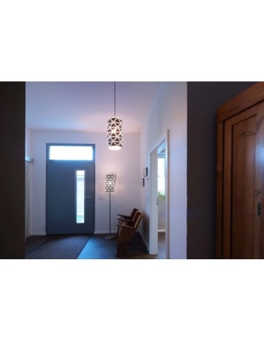 Suspension cylindrique Asterope noire - Deko Light Leluminaireled.com
