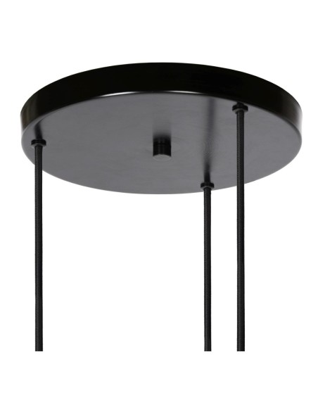 Suspension Diam. 32 cm 3xE27 40 W Dimmable Verre Fumé - Lucide - ORLANDO