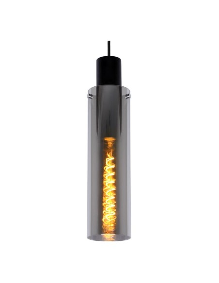 Suspension Diam. 32 cm 3xE27 40 W Dimmable Verre Fumé - Lucide - ORLANDO